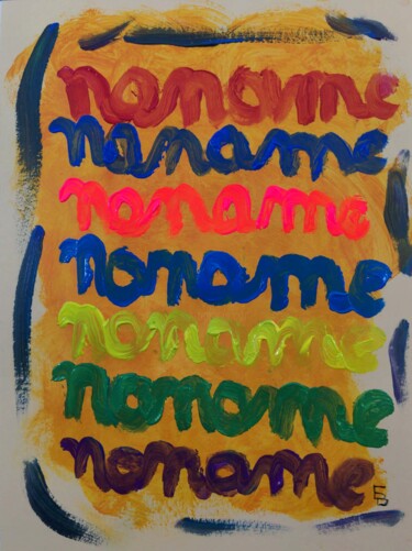 Schilderij getiteld "NONAME" door Barbour, Origineel Kunstwerk, Acryl