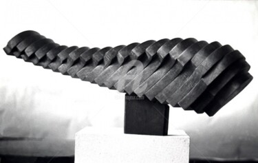 Sculpture intitulée "07-La vague-I-01" par Barbu Nitescu, Œuvre d'art originale