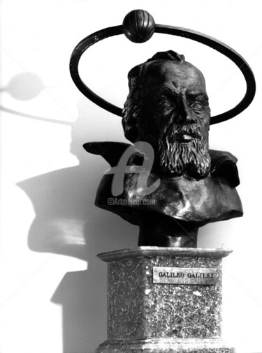Arts numériques intitulée "Buste Galileo Galil…" par Barbu Nitescu, Œuvre d'art originale