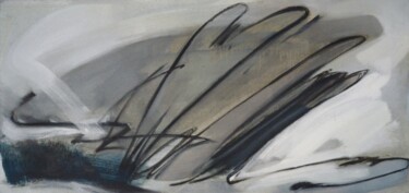 Картина под названием "Reeds" - Yuliya Bardun, Подлинное произведение искусства, Масло Установлен на Деревянная рама для нос…