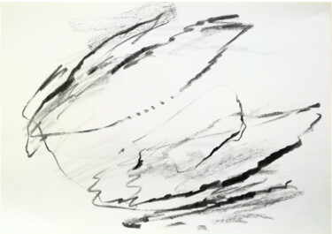 Рисунок под названием "Dynamics I" - Yuliya Bardun, Подлинное произведение искусства, Древесный уголь