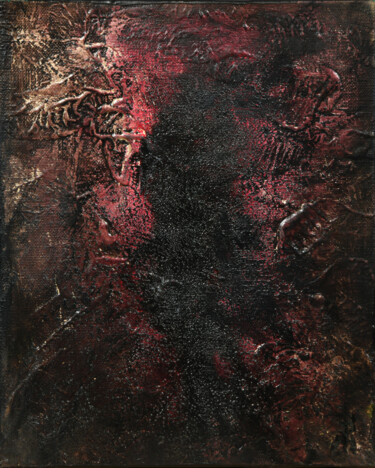 Peinture intitulée "La blessure" par Marc Barges, Œuvre d'art originale, Acrylique