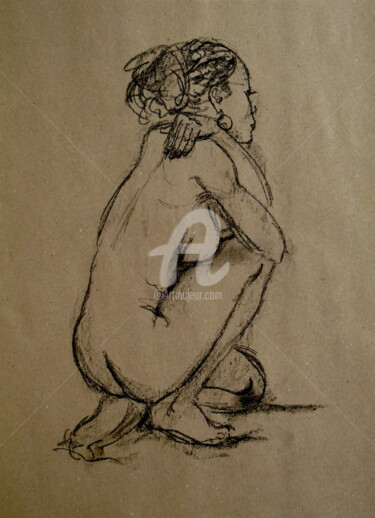 Drawing titled "Efia3.jpg" by Karmailo, Original Artwork, Chalk