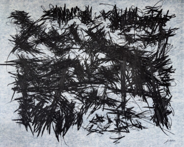 Malerei mit dem Titel "The Field of Eisens…" von Ihar Barkhatkou, Original-Kunstwerk, Öl