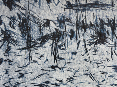 Pittura intitolato "The Field of Eisens…" da Ihar Barkhatkou, Opera d'arte originale, Olio Montato su Telaio per barella in…