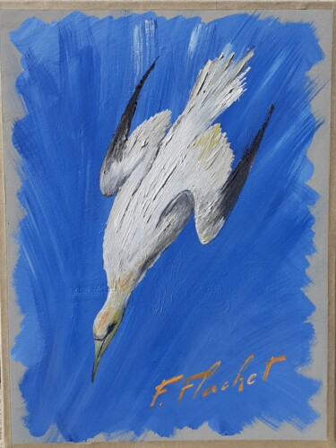 Painting titled "Piqué" by Flachet, Original Artwork, Oil