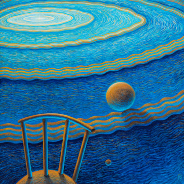 Malerei mit dem Titel "Milky Way" von Barna, Original-Kunstwerk, Acryl