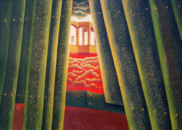 Pittura intitolato "Roots II." da Barna, Opera d'arte originale, Acrilico