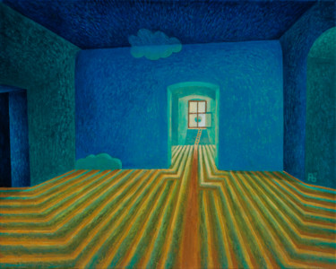 Pintura titulada "Room with a view" por Barna, Obra de arte original, Acrílico