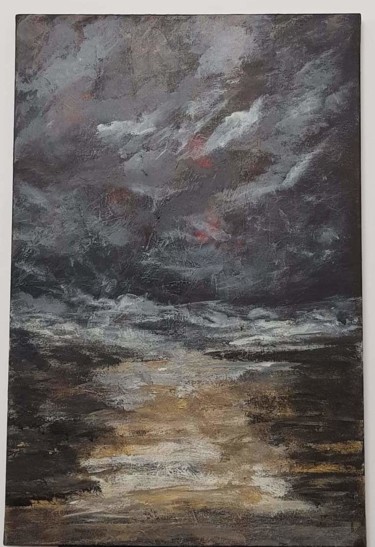 Malarstwo zatytułowany „clouds” autorstwa Adel Barnat, Oryginalna praca, Akryl
