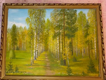 Картина под названием "Природа 8" - Леонид Мальшаков, Подлинное произведение искусства, Масло