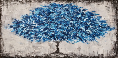 Peinture intitulée "Tree N-905" par Baron Visi, Œuvre d'art originale, Acrylique