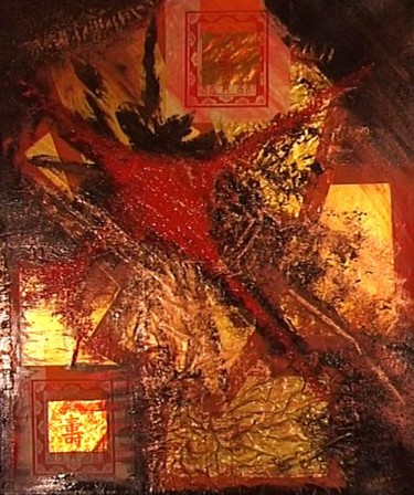 Painting titled "énergie" by Baron Samdi, Original Artwork