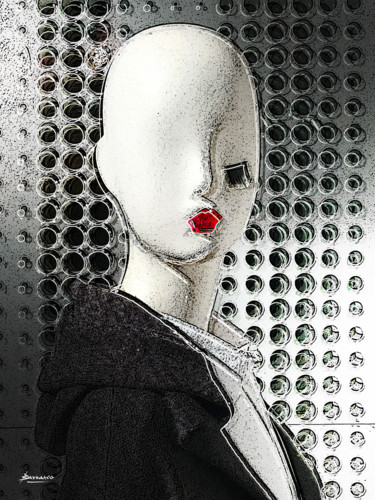 Arte digitale intitolato "Romaine" da René Barranco, Opera d'arte originale, Fotomontaggio