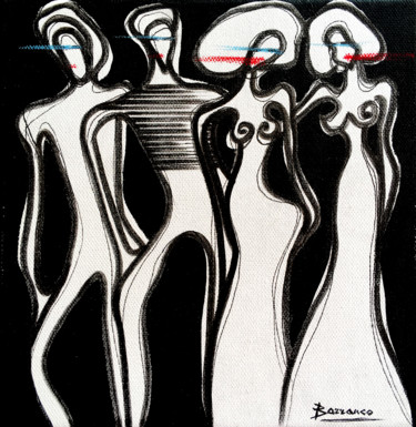 Картина под названием "Jean Paul" - René Barranco, Подлинное произведение искусства, Масло