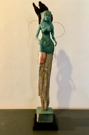 Sculpture titled "Petra" by René Barranco, Original Artwork, Clay