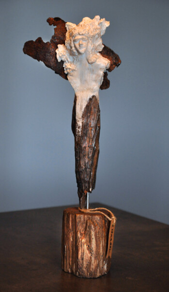 Sculpture intitulée ""Lekabel"" par René Barranco, Œuvre d'art originale, Argile