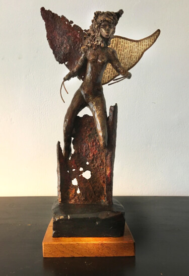 Escultura titulada ""MEBAHIAH"" por René Barranco, Obra de arte original, Arcilla