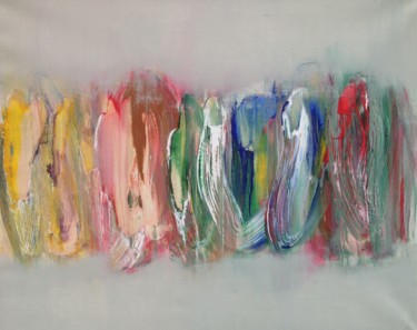 Peinture intitulée "Sans titre" par Barrel Artiste, Œuvre d'art originale, Acrylique