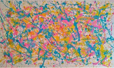 Malerei mit dem Titel "El pastel no tenia…" von Santana, Original-Kunstwerk, Acryl