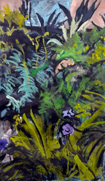 Jardin provençal 90x50 cm ©2018 par Barrie Walker
