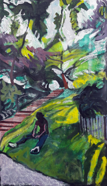 Connexion 90x50 cm ©2018 par Barrie Walker