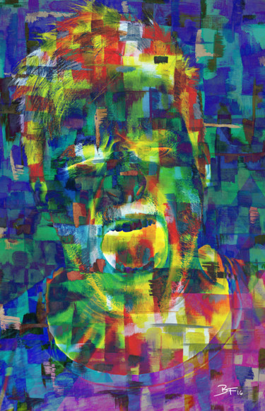 Digital Arts titled "Pushing Beyond the…" by Barry Farley Visual Arts, Original Artwork, Digital Painting