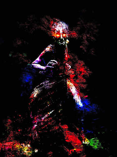 Arts numériques intitulée "Beware the Evil of…" par Barry Farley Visual Arts, Œuvre d'art originale, Peinture numérique Mont…