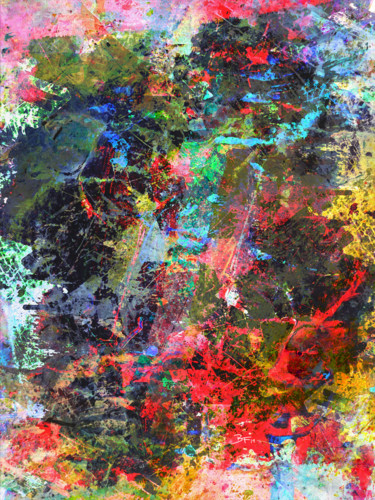 Цифровое искусство под названием "Controlled Chaos I" - Barry Farley Visual Arts, Подлинное произведение искусства, Цифровая…