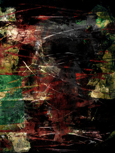 Arts numériques intitulée "Wicked Deeds Hide i…" par Barry Farley Visual Arts, Œuvre d'art originale, Peinture numérique