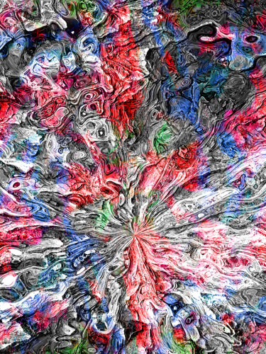 Digital Arts titled "Malevolent Gathering" by Barry Farley Visual Arts, Original Artwork, Digital Painting