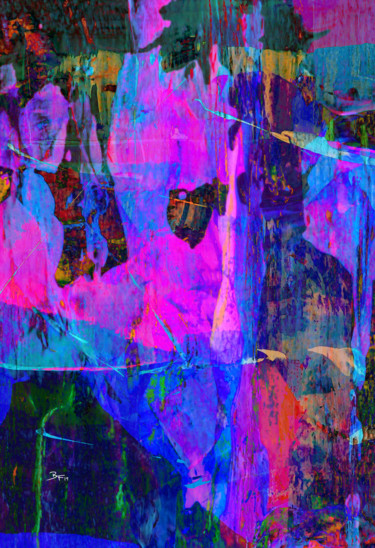 Цифровое искусство под названием "Crossing Over" - Barry Farley Visual Arts, Подлинное произведение искусства, Цифровая живо…