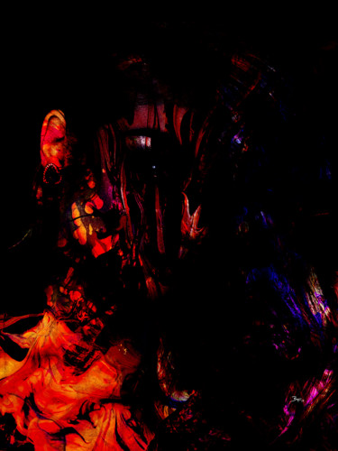 Arts numériques intitulée "Horrific Amalgamati…" par Barry Farley Visual Arts, Œuvre d'art originale, Peinture numérique Mon…