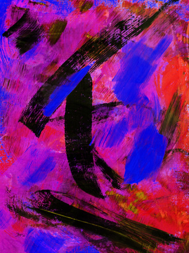 Arte digital titulada "The Anchor of My So…" por Barry Farley Visual Arts, Obra de arte original, Pintura Digital Montado en…