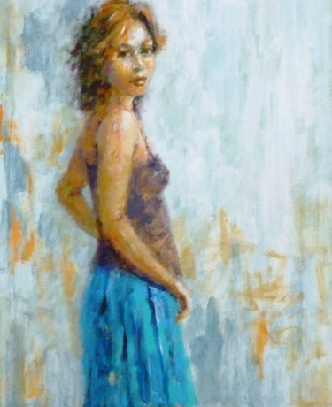Painting titled "Noor" by Bart Buijsen, Original Artwork, Acrylic