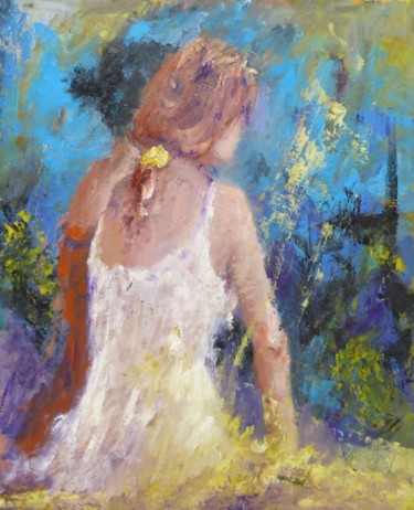 Samen Schilderij getiteld "Samen" door Bart Buijsen, Origineel Kunstwerk, Olie