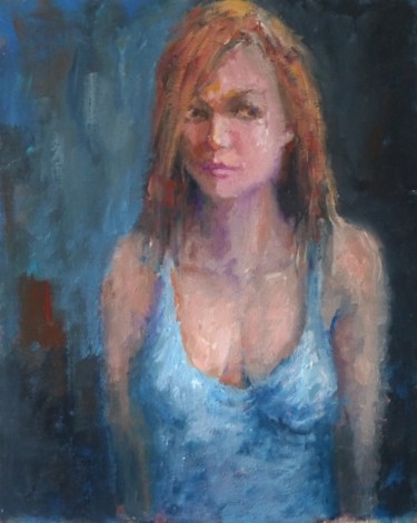Alle begin is moeilijk II Schilderij getiteld "Alle begin is moeil…" door Bart Buijsen, Origineel Kunstwerk, Olie