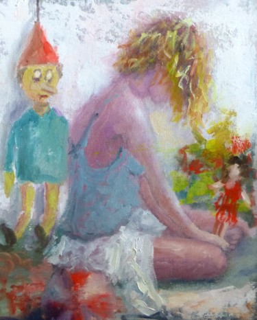 Painting titled "After all these yea…" by Bart Buijsen, Original Artwork, Oil