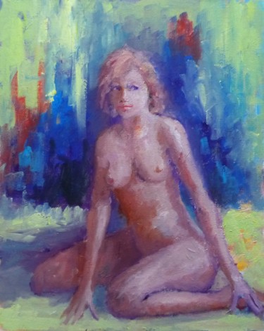 Painting titled "Ready ?" by Bart Buijsen, Original Artwork, Oil