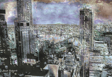 N.Y.City Arts numériques intitulée "N.Y.City" par Roberto Bartoccini, Œuvre d'art originale, Peinture numérique