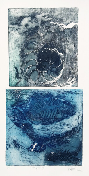 A long time ago Gravures & estampes intitulée "A long time ago" par Bart Van Zweeden, Œuvre d'art originale, Monotype