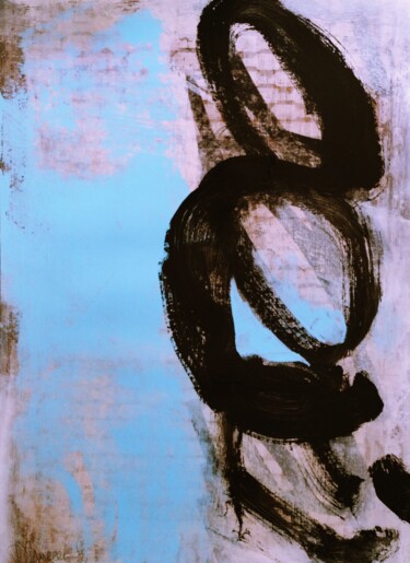 Картина под названием "The struggle for li…" - Bart Van Zweeden, Подлинное произведение искусства, Масло