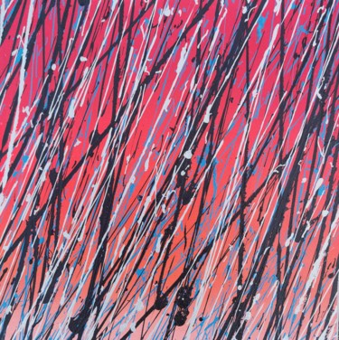 Картина под названием "A Midsummer Night's…" - Barteu, Подлинное произведение искусства, Акрил Установлен на Деревянная рама…