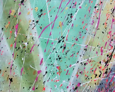 Картина под названием "Mistakes" - Barteu, Подлинное произведение искусства, Акрил Установлен на Деревянная рама для носилок