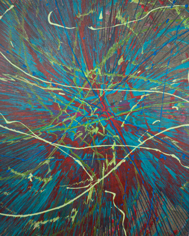 Картина под названием "Twister" - Barteu, Подлинное произведение искусства, Акрил