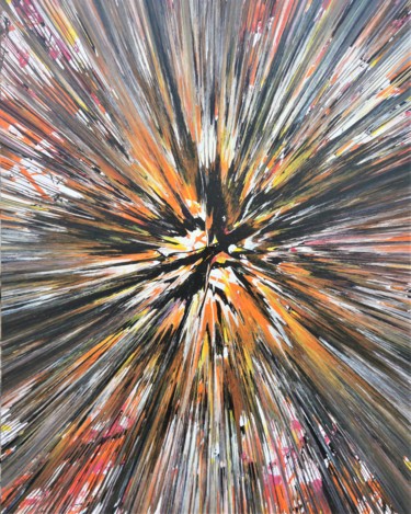 Painting titled "Phoenix" by Barteu, Original Artwork, Acrylic