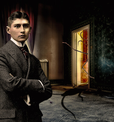 Digital Arts titled "KAFKA" by Barthelemy Nobili, Original Artwork, Digital Painting