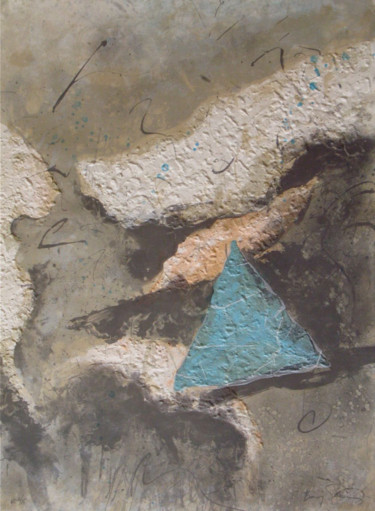 Estampas & grabados titulada "Delta II - etching…" por Baruj Salinas, Obra de arte original, Aguafuerte