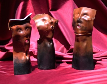 Sculpture titled "trio Opera bronze" by Lionel Bascoulard, Original Artwork