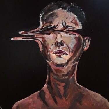 Painting titled "DEFORMED" by Basem Soliman, Original Artwork, Acrylic